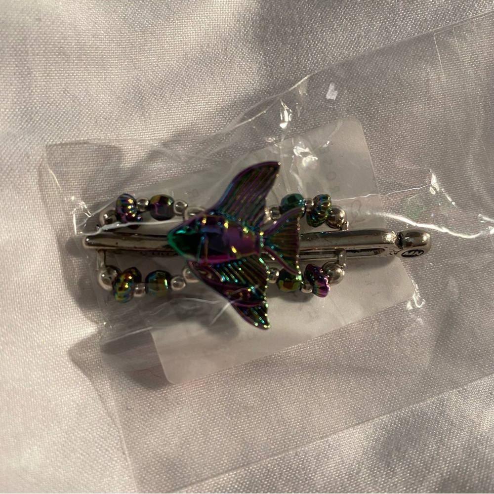 Lilla Rose Angel Fish Colorful XXS XXSmall Flexi Hair Clip New Sealed # 3917